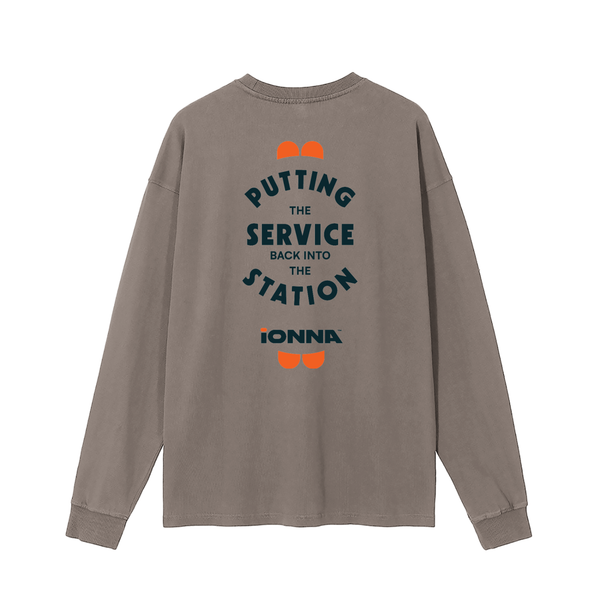 Service Station - Vintage Long Sleeve T-Shirt