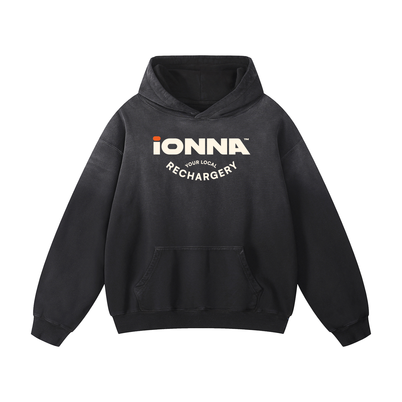 Your Local Rechargery - Heavyweight Sunfade Hoodie