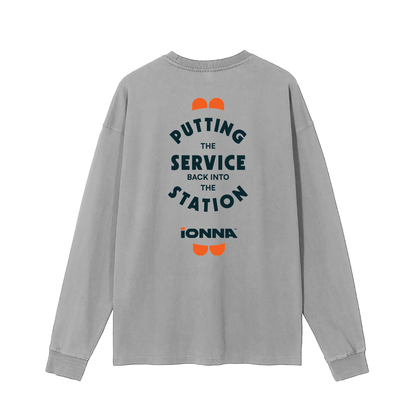 Service Station - Vintage Long Sleeve T-Shirt