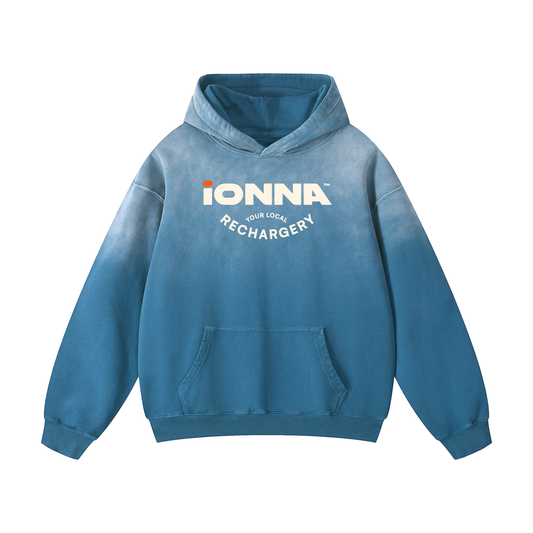 Your Local Rechargery - Heavyweight Sunfade Hoodie