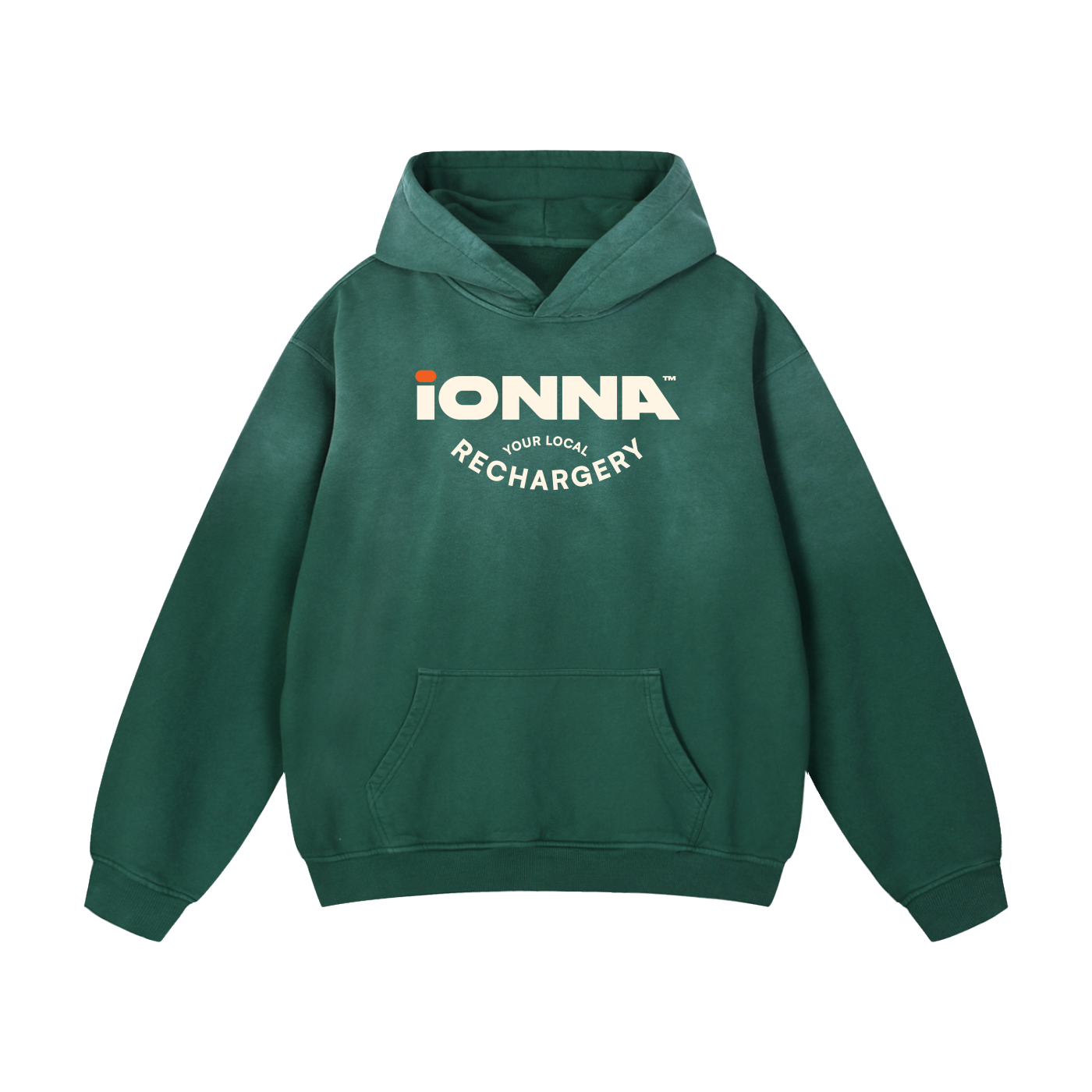 Your Local Rechargery - Heavyweight Sunfade Hoodie