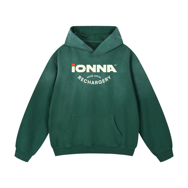 Your Local Rechargery - Heavyweight Sunfade Hoodie
