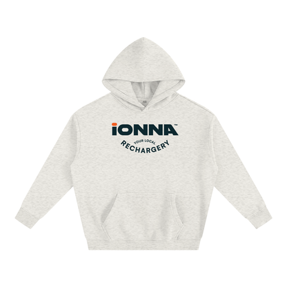 Your Local Rechargery - Loose Fit Fleeced Hoodie