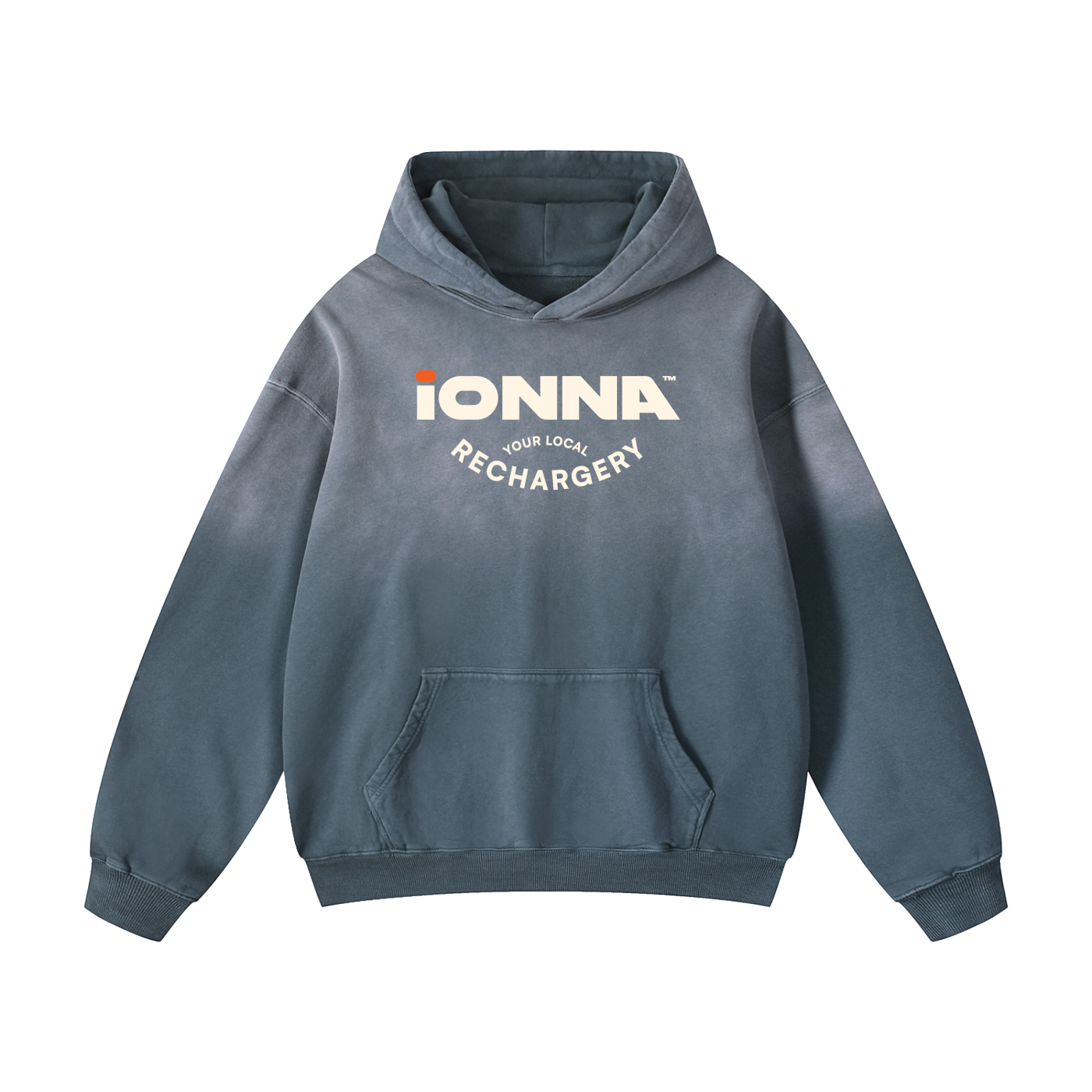 Your Local Rechargery - Heavyweight Sunfade Hoodie