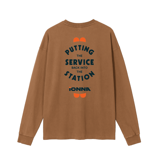 Service Station - Vintage Long Sleeve T-Shirt