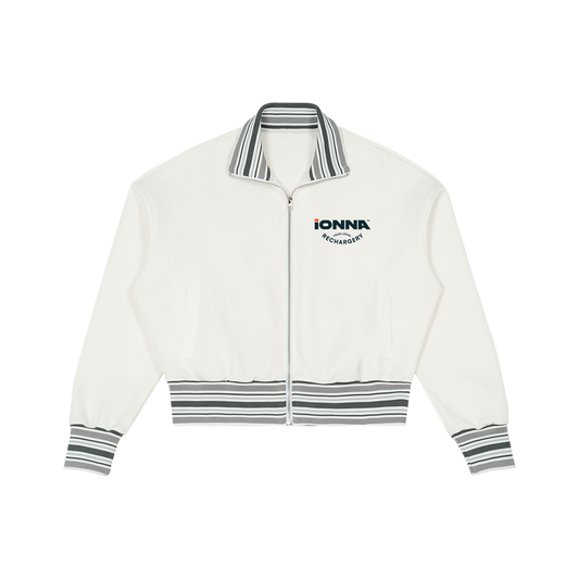 Your Local Rechargery - Striped Collar Jacket